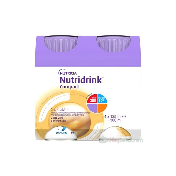 Nutridrink Compact káva 4x125 ml