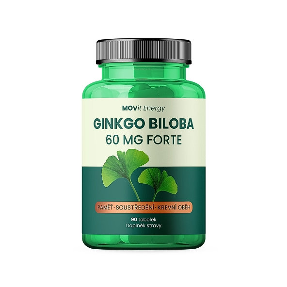 MOVit Energy Ginkgo Biloba Forte 60 mg 90 kapslí