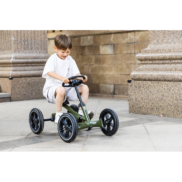 QPLAY Go Kart čtyřkolka Army Green do 25 kg