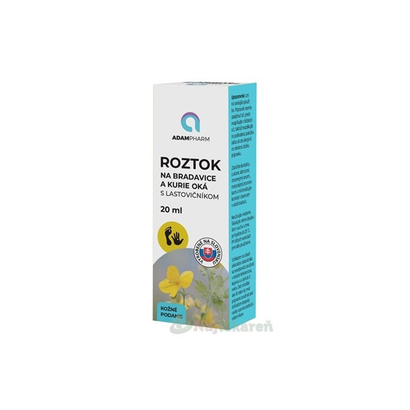 ADAMPharm roztok na bradavice a kuří oka 20 ml