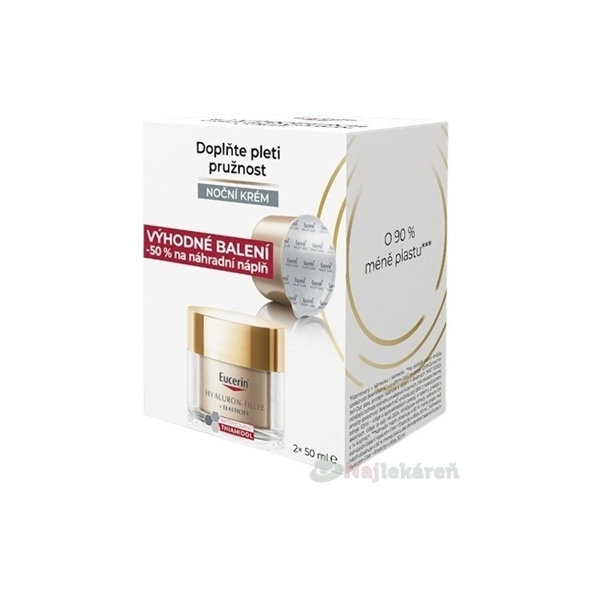 Eucerin Hyaluron-Filler + Elasticity noční krém 50 ml + náplň