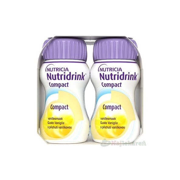 Nutridrink Compact vanilka 4x125 ml