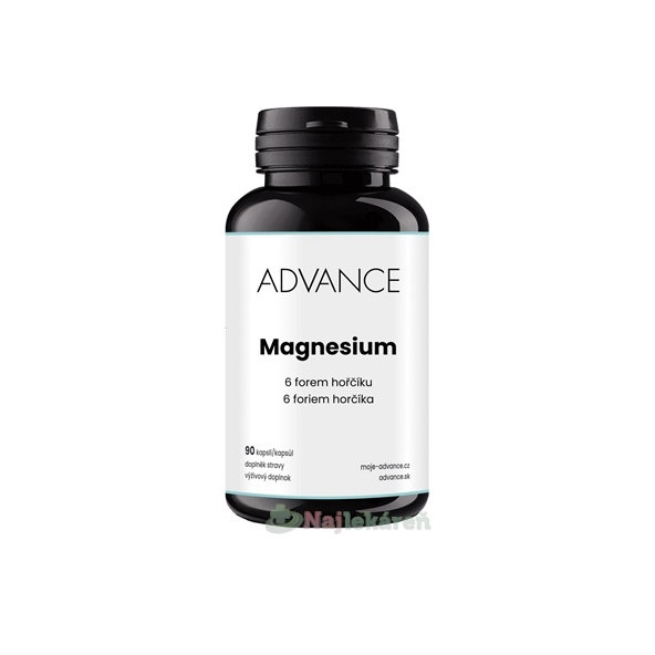 Advance Magnesium 6 forem hořčíku 90 kapslí
