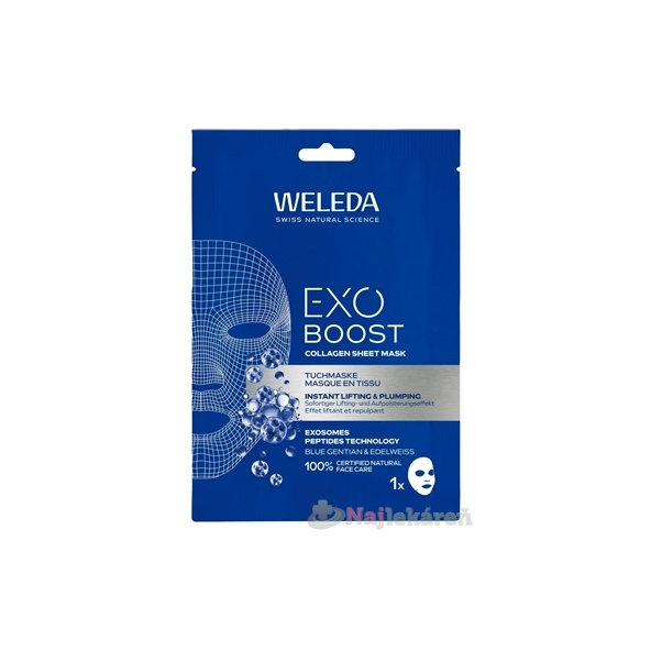 Weleda EXO Boost kolagenová maska 1 ks