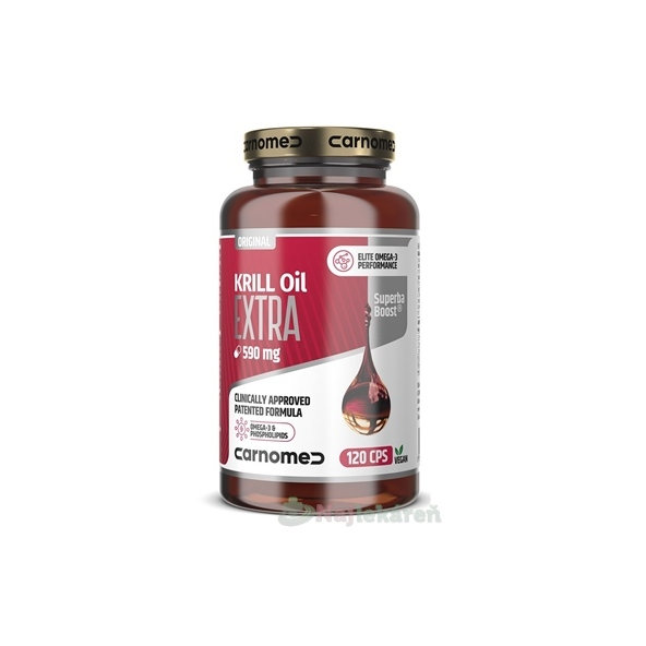 CarnoMed Krill Oil Extra Superba Boost 590 mg 120 kapslí