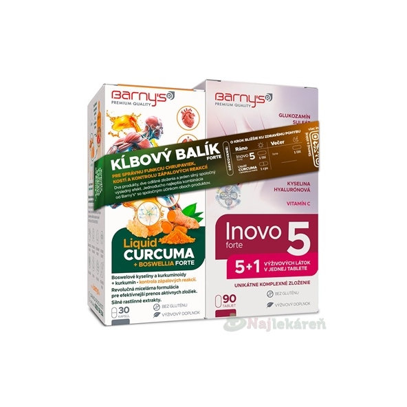 Barny's kloubní balíček Forte 90 tablet a 30 kapslí