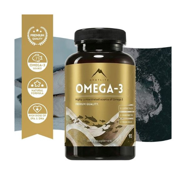 Hrotlife Omega-3 Premium 2000 mg 90 kapslí