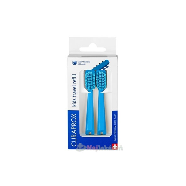 Curaprox Kids CS 5500 Ultrasoft náhradní hlavičky modré 2 ks
