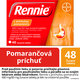 Rennie 680 mg/80 mg pomeranč žvýkací tablety 48 ks