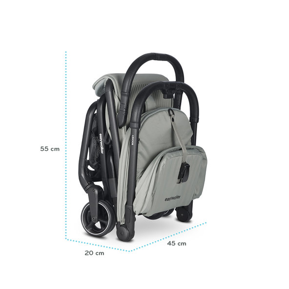 EASYWALKER Rockey S sportovní kočárek Smooth Grey