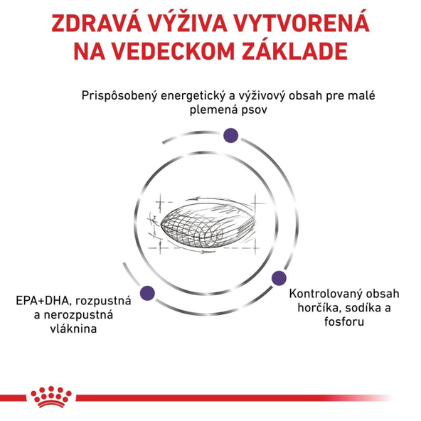 Royal Canin Adult Small Dog Dry kompletní granule pro dospělé psy malých plemen 8 kg
