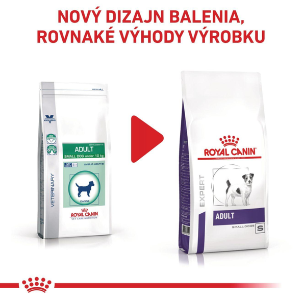 Royal Canin Adult Small Dog Dry kompletní granule pro dospělé psy malých plemen 4 kg