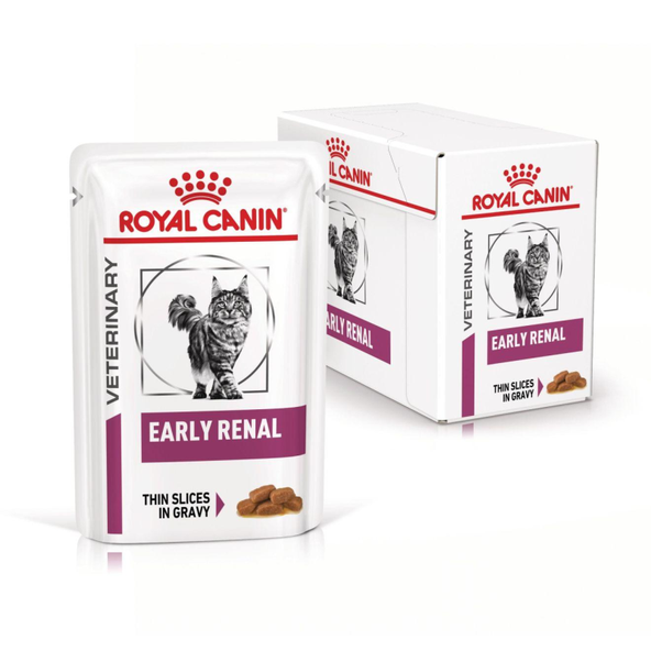 Royal Canin Early Renal in Gravy kapsičky v omáčce pro kočky na podporu funkce ledvin 12×85 g
