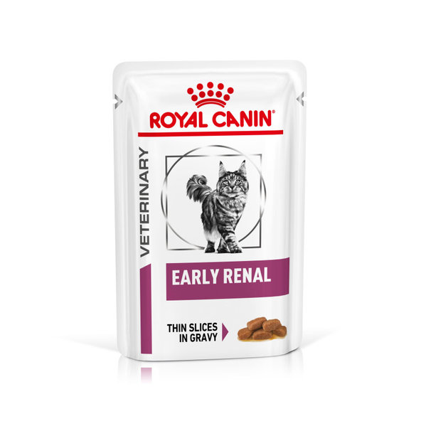 Royal Canin Early Renal in Gravy kapsičky v omáčce pro kočky na podporu funkce ledvin 12×85 g