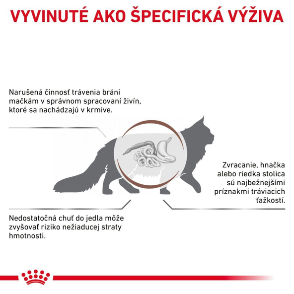 Royal Canin Gastrointestinal granule pro kočky s gastrointestinálními obtížemi 400 g