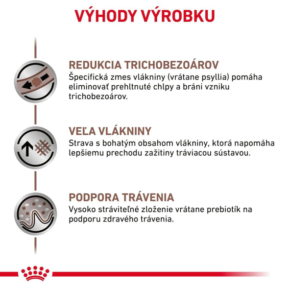 Royal Canin Gastrointestinal Hairball granule pro kočky proti tvorbě trichobezoárů 4 kg