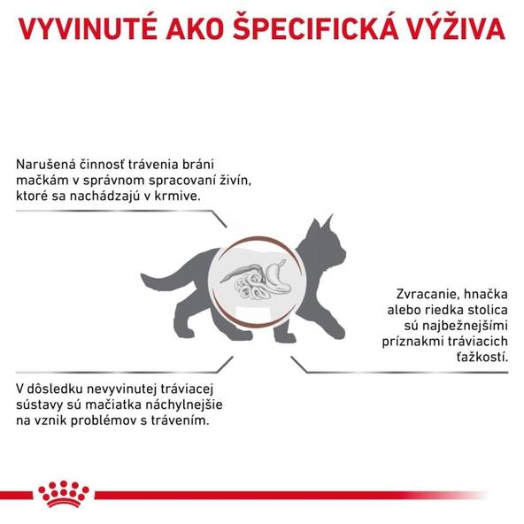 Royal Canin Gastrointestinal Kitten granule pro koťata s gastrointestinálními obtížemi 400 g