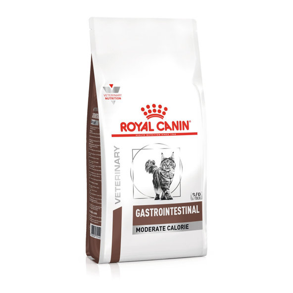 Royal Canin Gastrointestinal Moderate Calorie granule pro kočky s gastrointestinálními obtížemi se sklonem k nadváze 2 kg