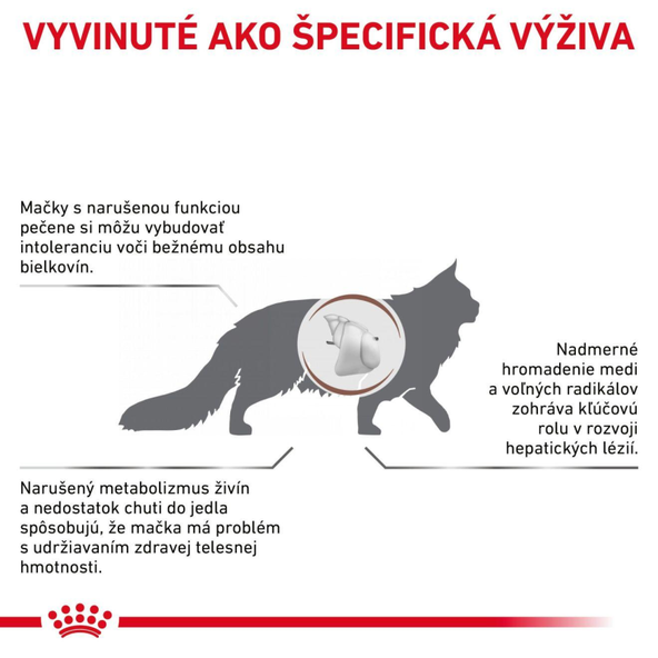 Royal Canin Hepatic granule pro kočky na podporu funkce jater 2 kg