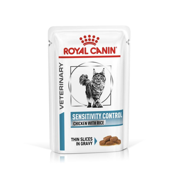 Royal Canin Sensitivity Control Chicken with Rice kapsičky v omáčce pro kočky s potravinovými alergiemi 12×85 g