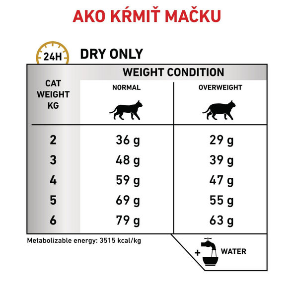 Royal Canin Urinary S/O Moderate Calorie granule pro kočky s onemocněním močových cest 3,5 kg
