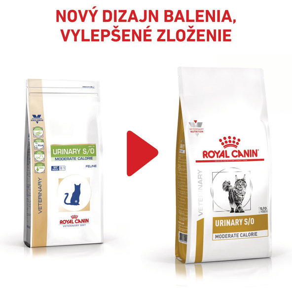 Royal Canin Urinary S/O Moderate Calorie granule pro kočky s onemocněním močových cest 7 kg