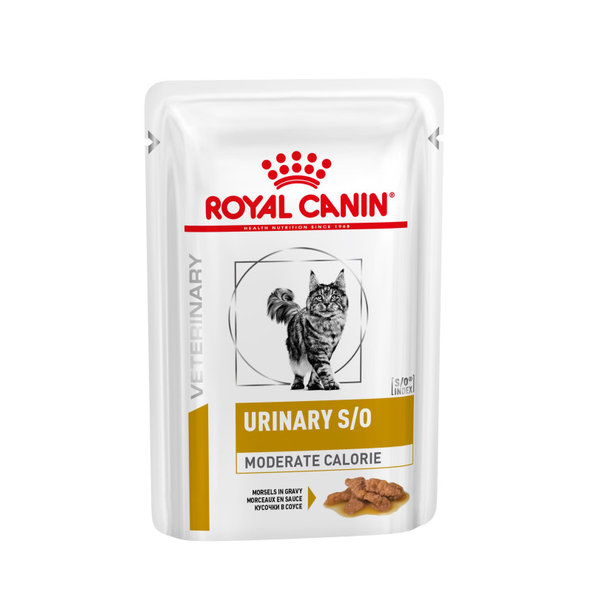 Royal Canin Urinary S/O Moderate Calorie Wet kapsičky pro kočky na rozpouštění struvitových kamenů 12×85 g