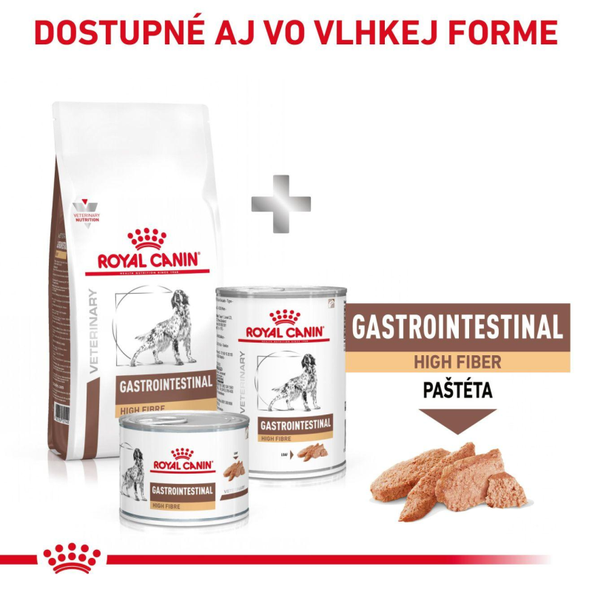 Royal Canin Gastrointestinal High Fibre granule pro dospělé psy s vysokým obsahem vlákniny 14 kg