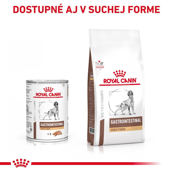 Royal Canin Gastrointestinal High Fibre Wet paštika pro psy se zvýšeným obsahem vlákniny 200 g