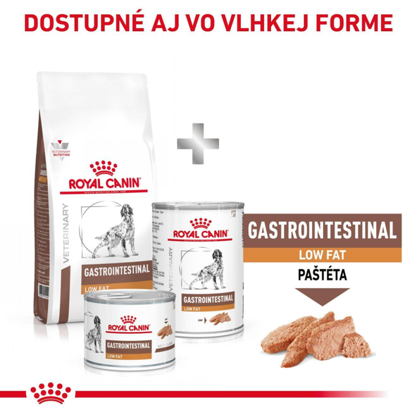 Royal Canin Gastrointestinal Low Fat Dry granule pro psy se sníženým obsahem tuku 6 kg