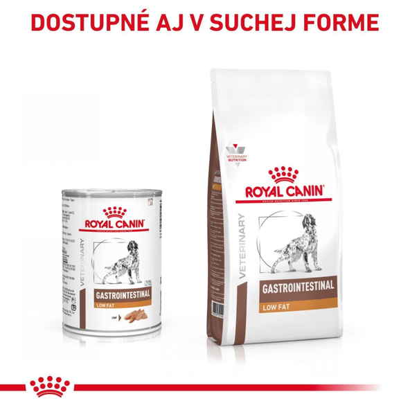 Royal Canin Gastrointestinal Low Fat Wet paštika pro psy s nízkým obsahem tuku 420 g