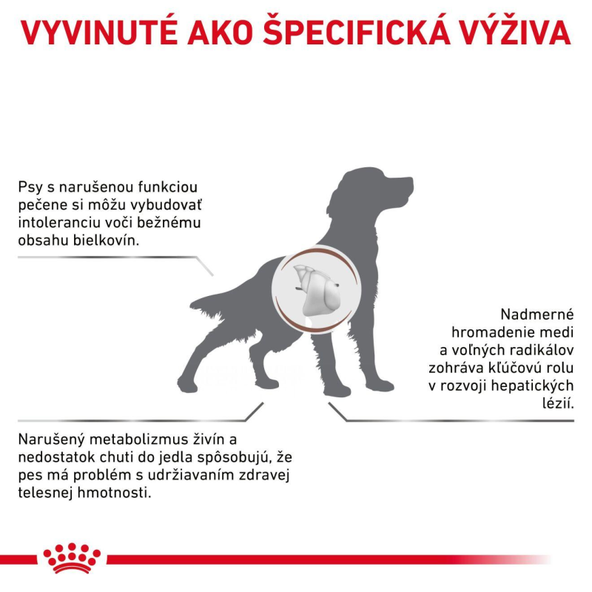Royal Canin Hepatic granule pro psy na podporu funkce jater 12 kg