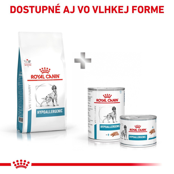 Royal Canin Hypoallergenic granule pro psy s potravinovými alergiemi 14 kg