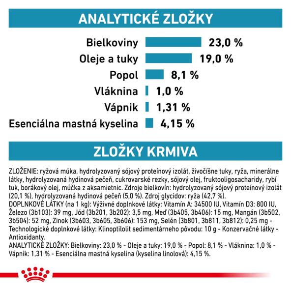 Royal Canin Hypoallergenic Puppy granule pro štěňata s potravinovými alergiemi 3,5 kg