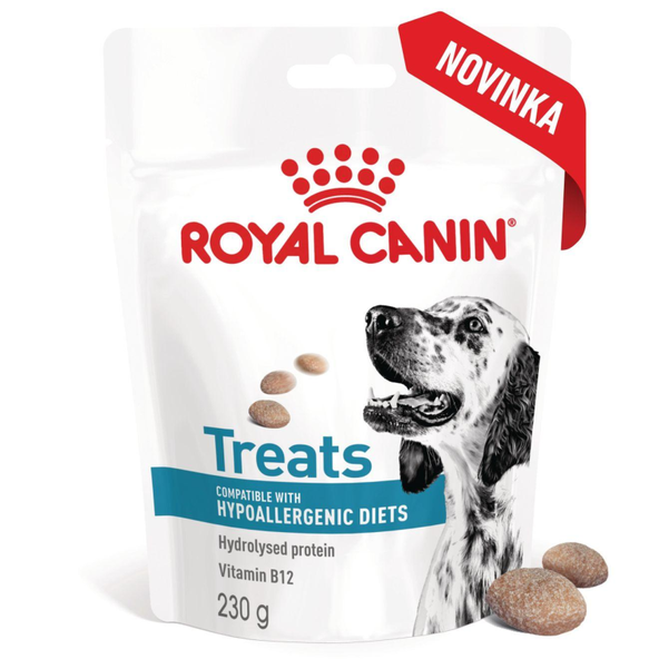 Royal Canin Hypoallergenic Treats pamlsky pro psy s hypoalergenní dietou 230 g