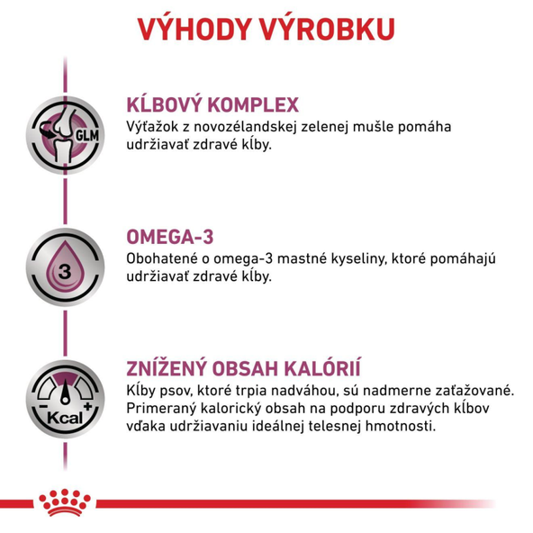 Royal Canin Mobility Support granule pro psy na podporu kloubů 2 kg