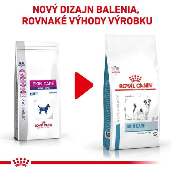 Royal Canin Skin Care Small Dog granule pro malé psy s dermatózami a nadměrným vypadáváním srsti 4 kg