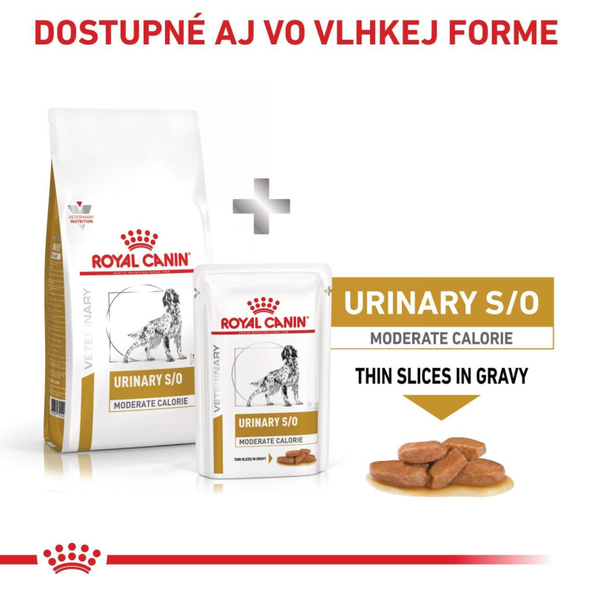 Royal Canin Urinary S/O Moderate Calorie granule pro psy se sklonem k nadváze 1,5 kg