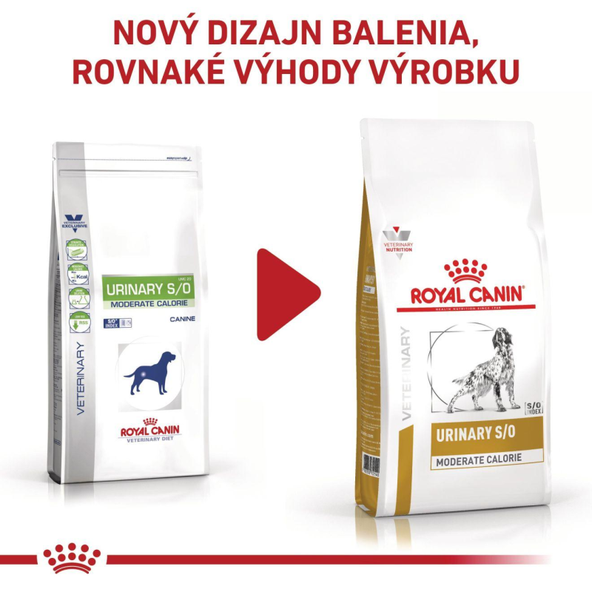 Royal Canin Urinary S/O Moderate Calorie granule pro psy se sklonem k nadváze 1,5 kg