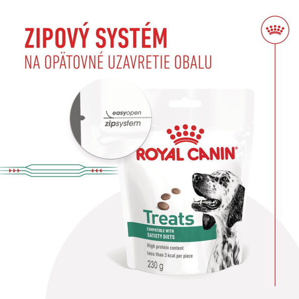 Royal Canin Satiety Treats pamlsky pro psy při redukční dietě 230 g