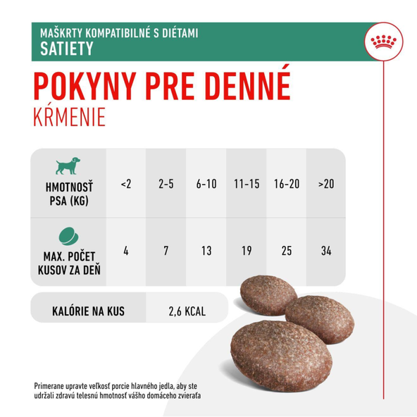 Royal Canin Satiety Treats pamlsky pro psy při redukční dietě 230 g
