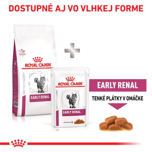 Royal Canin Early Renal granule pro kočky na podporu funkce ledvin 6 kg