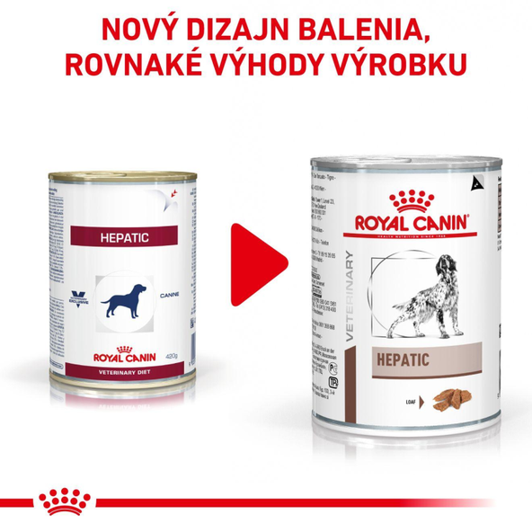 Royal Canin Hepatic Loaf paštika pro psy na podporu funkce jater 420 g