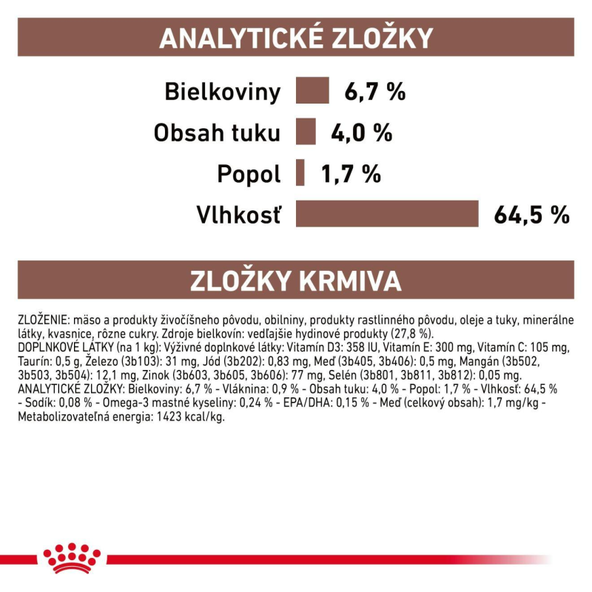 Royal Canin Hepatic Loaf paštika pro psy na podporu funkce jater 420 g