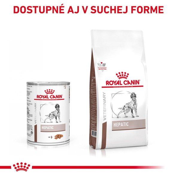 Royal Canin Hepatic Loaf paštika pro psy na podporu funkce jater 420 g