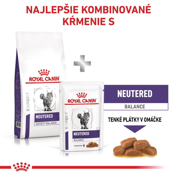 Royal Canin Neutered Satiety Balance granule pro kastrované kočky se sklonem k nadváze 3,5 kg
