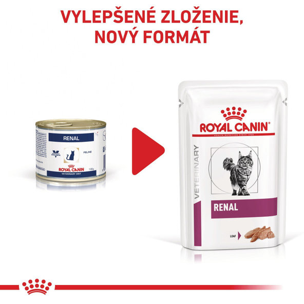 Royal Canin Renal Wet kapsičky pro kočky na podporu funkce ledvin 12×85 g