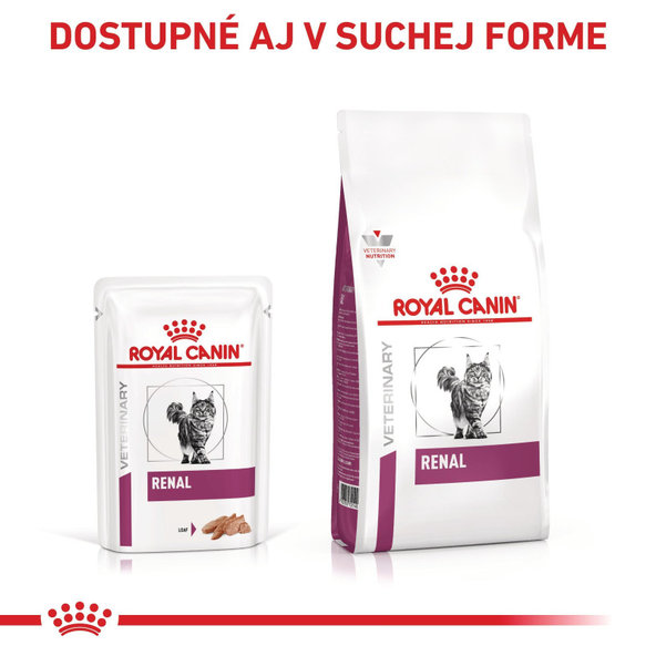 Royal Canin Renal Wet kapsičky pro kočky na podporu funkce ledvin 12×85 g