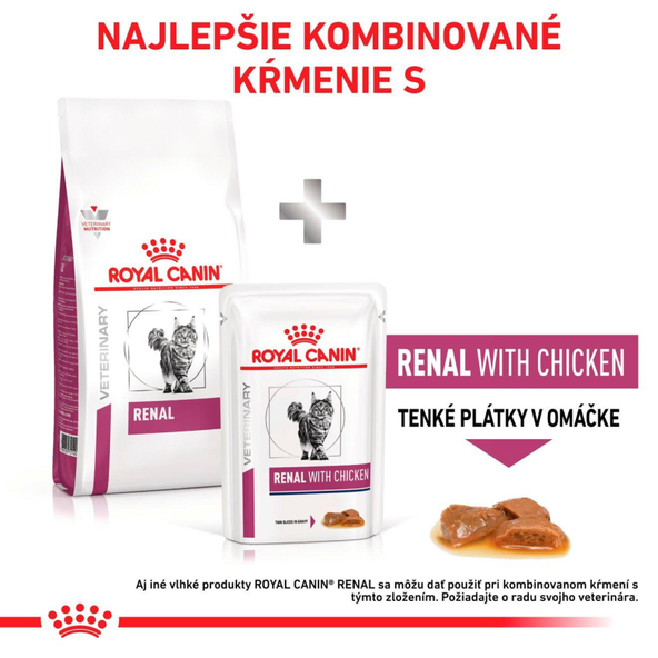 Royal Canin Renal granule pro kočky na podporu funkce ledvin 4 kg