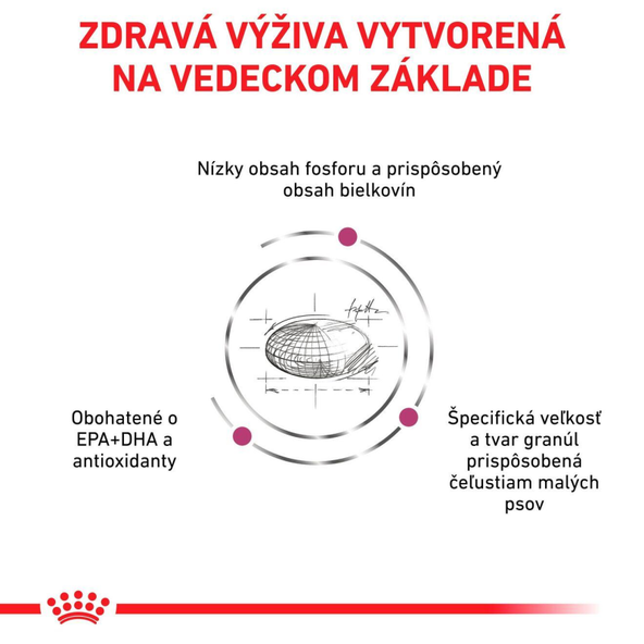 Royal Canin Renal Small Dog granule pro malé psy na podporu funkce ledvin 1,5 kg